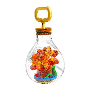 115PCS Pequenas Partículas Tijolos Brinquedos DIY Flores Lâmpada Bulb <span class=keywords><strong>Building</strong></span> Blocks Creative Gift Mobiliário Artigos para Crianças