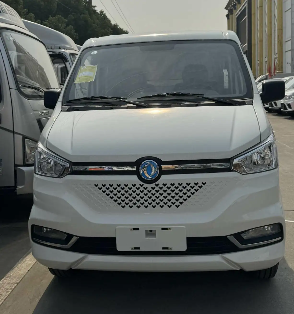 Usado alta velocidade elétrica ev van carga caminhão transporte carga pequena van china DFAC DONGFENG