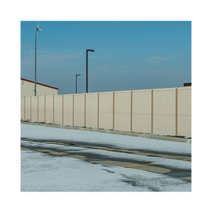 Bảng điều khiển hàng rào <span class=keywords><strong>PVC</strong></span> Trắng 8ft cho tài sản cho thuê-Nâng cấp bảo trì thấp bền với bài viết 6ft - Product Image 4