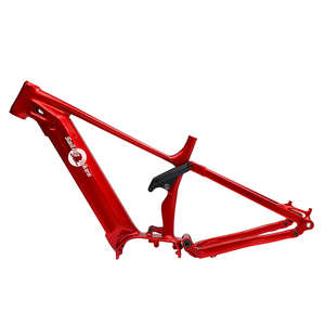 Alüminyum çerçeve tam süspansiyon ile M620 motor e-bisiklet bisiklet iskeleti - Product Image 2