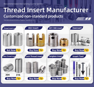 Draadinsert met draadspoor Inch UNF UNC 1/4-28 1/4-20 5/16-24 5/16-18 3/8-24 3/8-16 voor toepassingen met hoge sterkte - Product Image 2