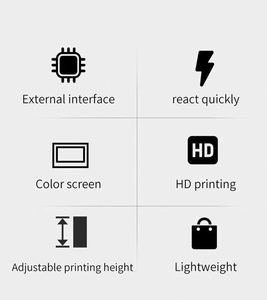 Due Printer Tij Produktions-und Fertigstellung gerät Verfalls datum Druckmaschine für Flaschen Thermal Inkjet Printer Coding Machine - Product Image 5