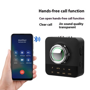 5.0无线音频接收器3D声音和多代码支持APTX高清/LDAC/AAC/SBC 3.5毫米AUX/RCA音频适配器 - Product Image 3