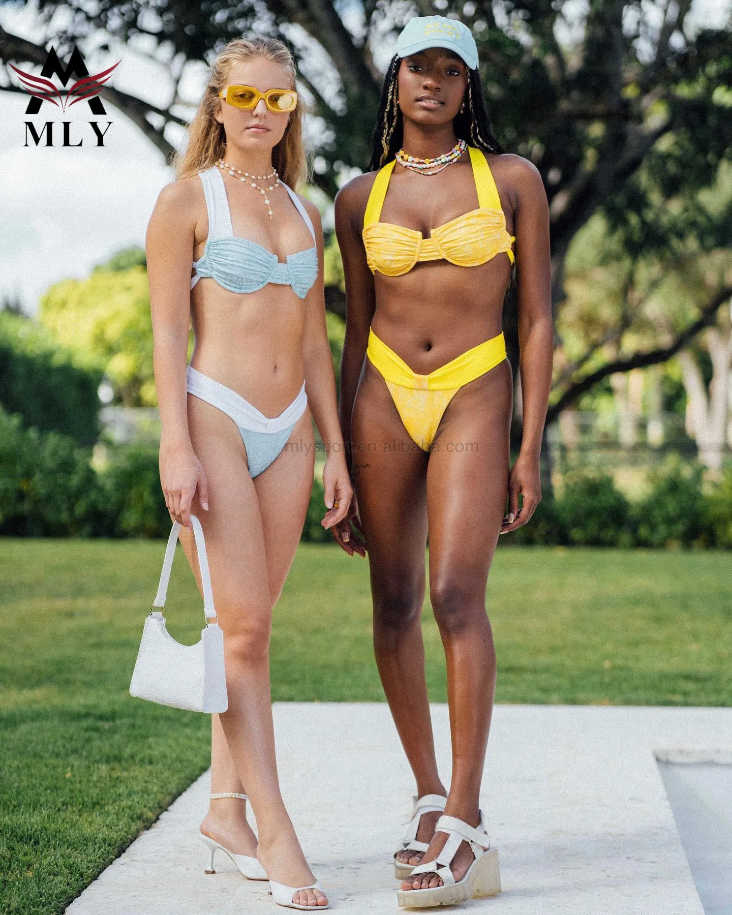 MLY women swimwear bathing suits swimsuits female bikinis swimwear factory