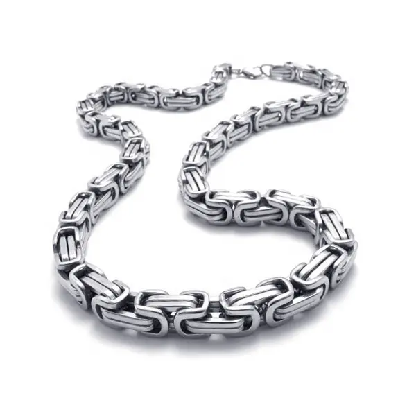 2021 Trendy Men Necklace Vintage Chain Necklace Male Titanium Necklace