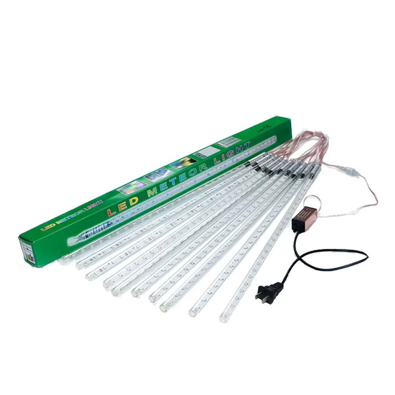 Luces led impermeables para decoración, tubo de lluvia de 30cm, 50cm, 80cm, IP65