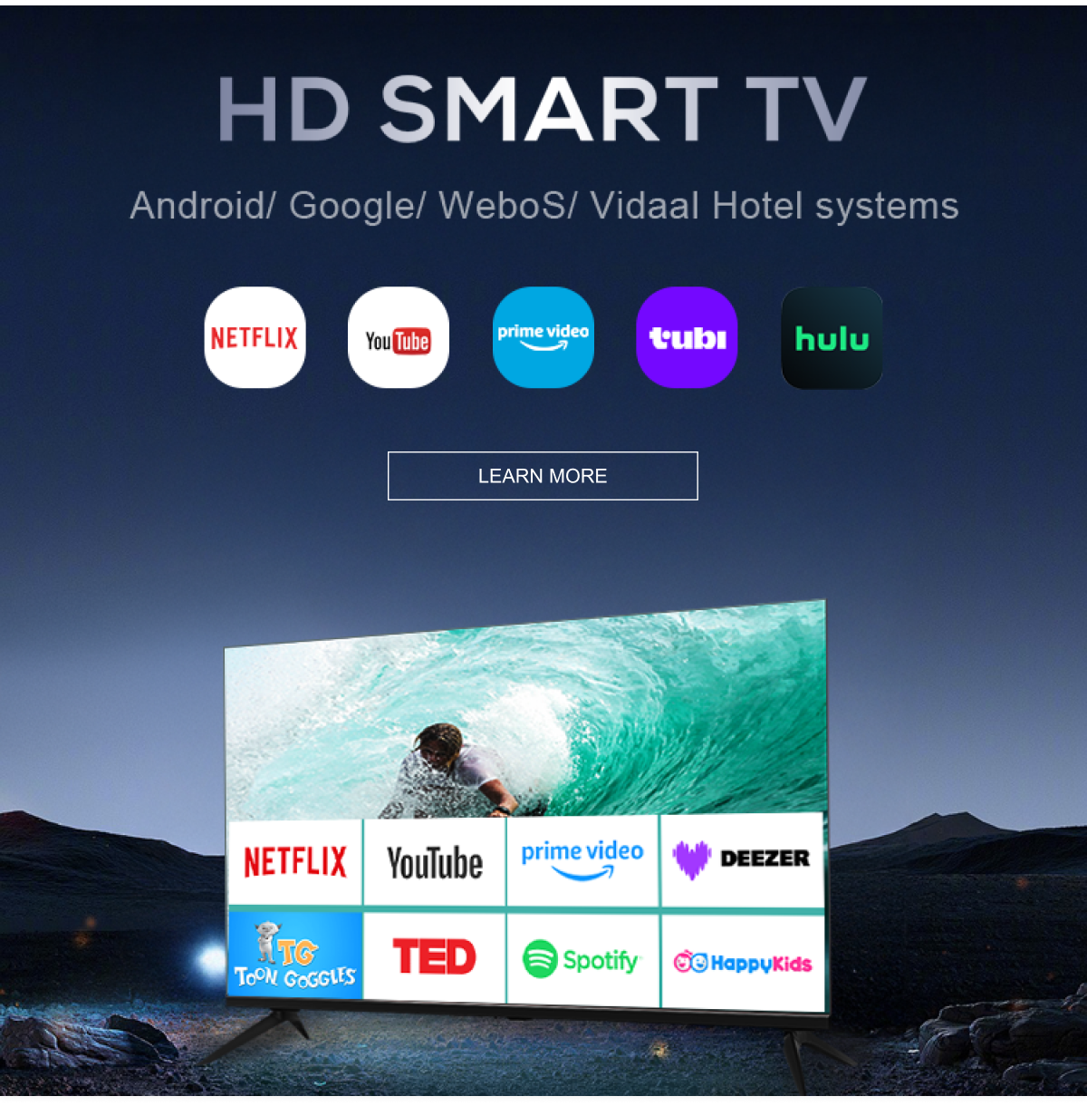 LED 4K 8K HD Smart TV Precio de Fábrica 75 Pulgadas