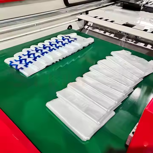 <strong>Automatic</strong> 2 Lanes HDPE LDPE T-shirt Bag <strong>Making</strong> <strong>Machine</strong> with <strong>Handle</strong> - Product Image 3