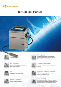 Automatischer industrieller CIJ-Tinten strahl drucker QR-Code-Chargennummer-Druckmaschine - Product Image 3