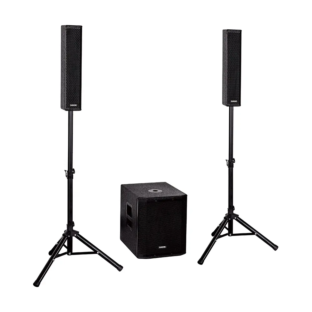 Sabine C100 Système de haut-parleurs actifs Haut-parleur extérieur intérieur Colonne Système de sonorisation portable Pa Équipement de sonorisation audio