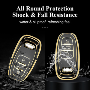 DM thời trang TPU chìa khóa xe bao gồm vỏ Phụ kiện cho <span class=keywords><strong>Audi</strong></span> chìa khóa bảo vệ tay áo vật liệu TPU cho <span class=keywords><strong>audi</strong></span> thương hiệu phụ kiện xe hơi - Product Image 4