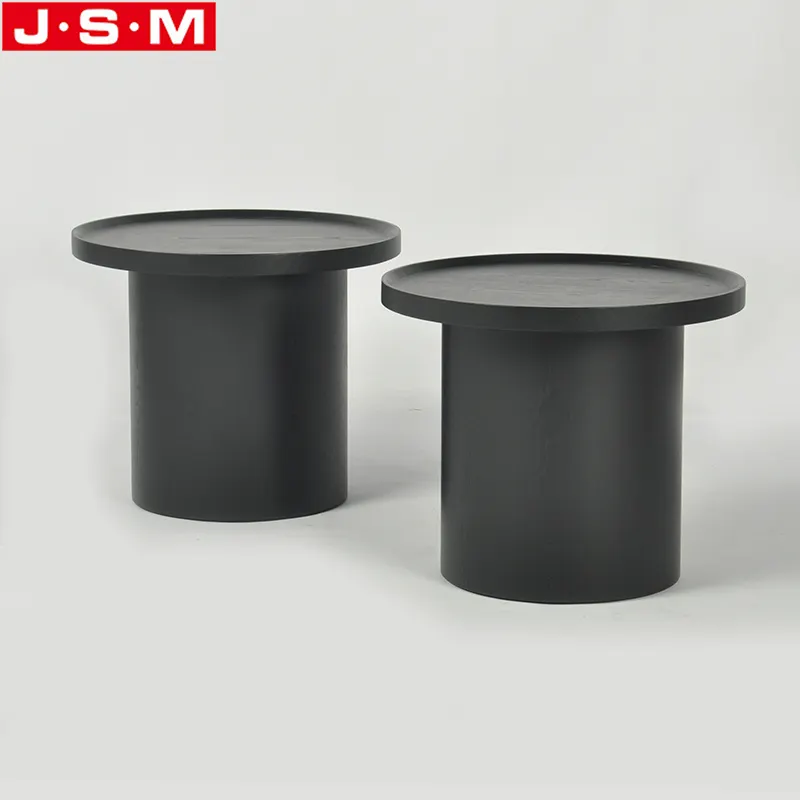 Moderne kleine Möbel runde schwarze Esche Holzrahmen Tisch Couch tisch