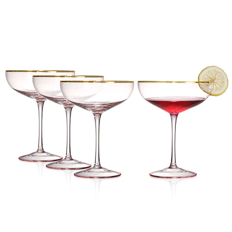 Cristal créatif buvant unique cocktail liqueur rouge blanc bar à vin tige margarita martini verre verres tasse verrerie ensemble