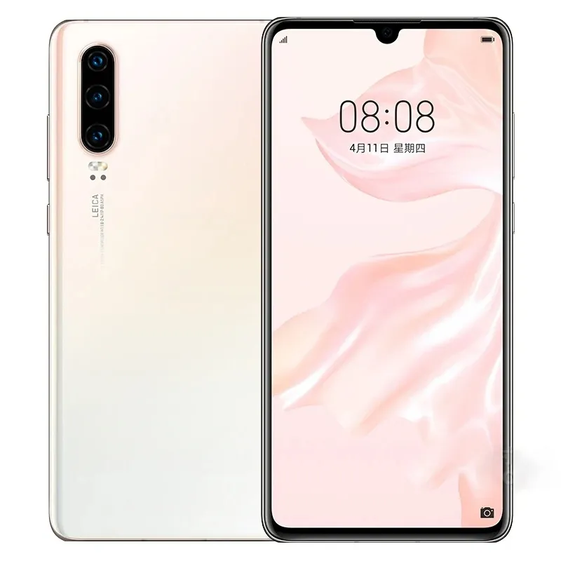 Yüksek kaliteli kullanılan ikinci el cep telefonları HUAWEI P30 Lite Unlocked yenilenmiş yenilenmiş cep telefonu için kilidini