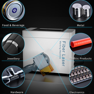Handheld laser codierung drucker Tragbare laser kennzeichnung gerät für metall tag desktop fiber laser - Product Image 6