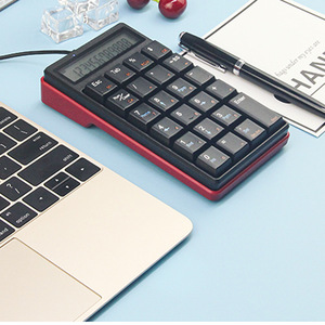 Small-size USB Wired <strong>Numeric</strong> <strong>Keypad</strong> 19 Keys Digital <strong>Keyboard</strong> Laptop Notebook Tablets Accounting 12-Digital POS Calculator - Product Image 5