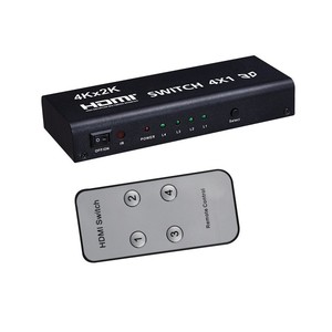 Gran oferta 4x1 para Switcher 1,4 3D HD Video 1080p Divisores de resolución con dos salidas de audio digital Convertidores de video y divisor