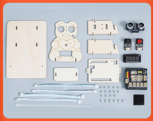 DIY Arduino Kinder Roboter Kit Stem Ultraschall Sitzhaltung Roboter grafische Programmierung Spielzeug Robotik für Kinder