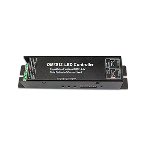 High Quality Of 3 Channels <strong>PWM</strong> <strong>Controller</strong> Signal DC12V 24V Digital DMX512 Decoder For RGB Strip - Product Image 4