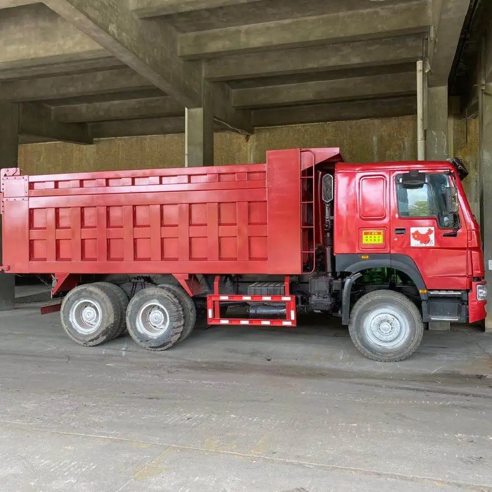 Used dump truck HOWO 6*4 375hp 10 wheels tipper for sale very good condition and cheap price welcome purchase