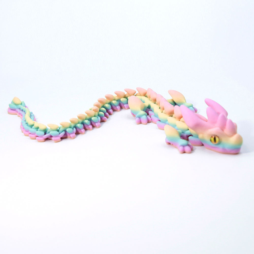 Scalposaure de lave arc-en-ciel de 37 cm