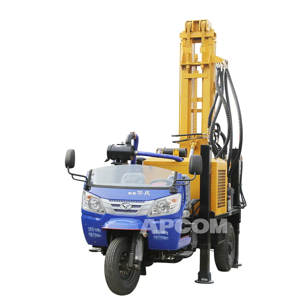 APCOM uygun verimli traktör monte sondaj kulesi römork kamyon monte su kuyu sondaj donanımları