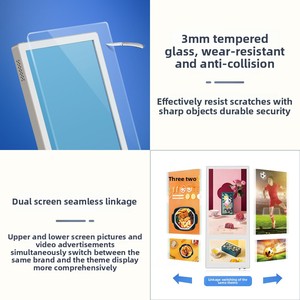 High-Definition-Dual-Screen-Netzwerk-Display-Player für die Werbung für Innen aufzüge an der Wand montierte Digital Signage IP65-SDK - Product Image 3