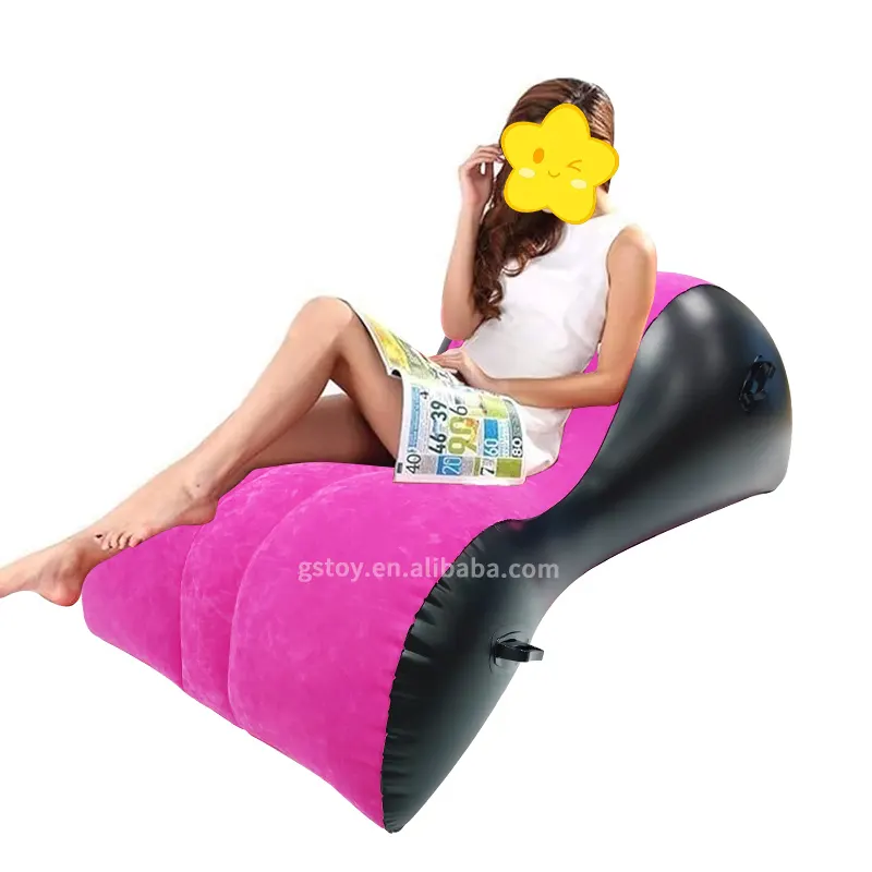 Sofá cama inflable para parejas, cojín de aire, silla de posición para sala de estar