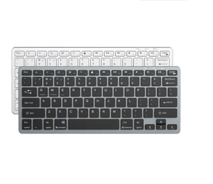 Teclado Bluetooth inalámbrico BT de modelo dual con batería recargable para dispositivos Android IOs Windows teclado con estructura de tijera - Product Image 1