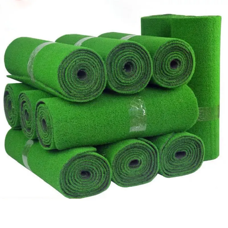 Vendas quentes Verde Grama Artificial Outdoor Rugby Golf Batendo Prática Mat Fricção Resistente Futebol Grama