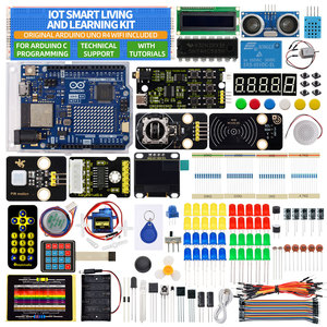 Keyes tudio STEM Programmierung IOT Smart Living und Learning Kit mit Original Arduino U-NO R4 WIFI Board für Arduino
