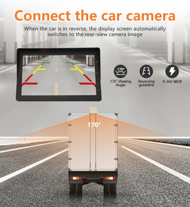 10.1 Inch Digital <strong>LCD</strong> Screen <strong>Display</strong> Car <strong>Reversing</strong> Rear View Backup Camera USB Input Monitor System for Truck and vans - Product Image 4