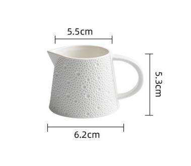 Pot à lait blanc 60 ml