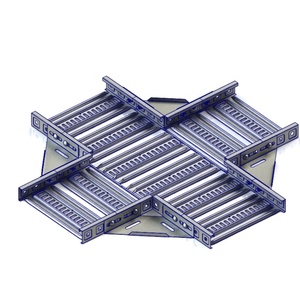 OEM ODM kablo merdiveni özelleştirilmiş boyutu T3 T5 kablo yönetimi tepsi galvanizli merdivenli kablo tepsisi - Product Image 3