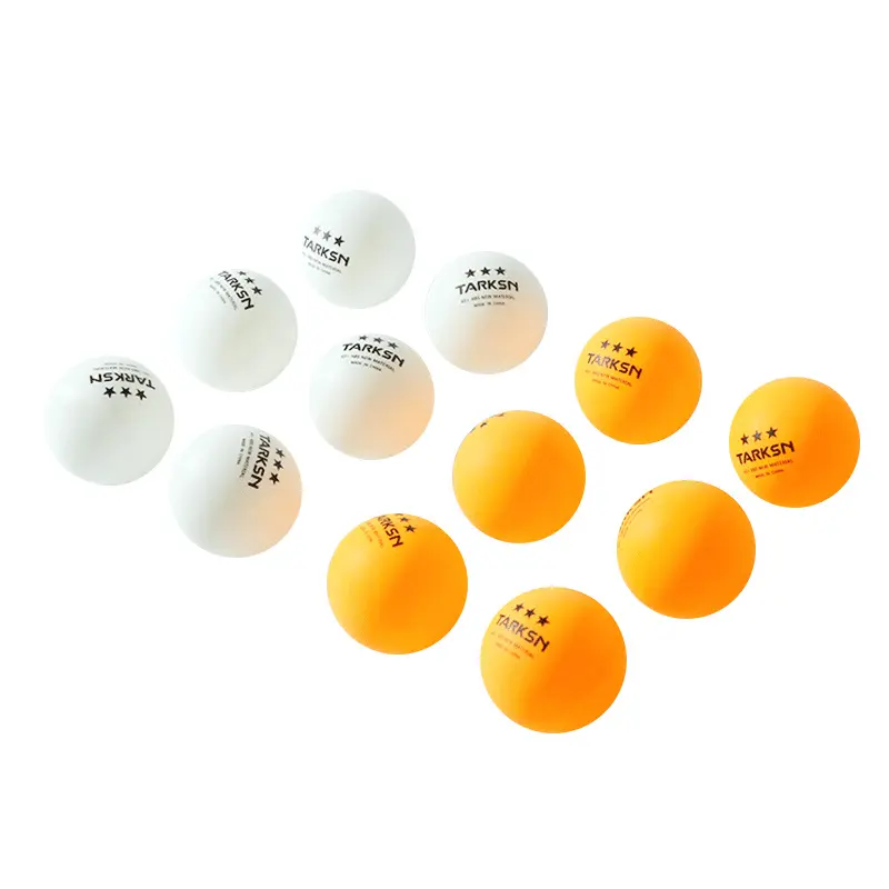 Balles de ping-pong 3 étoiles en gros d'usine balle de tennis de table avancée de 40 + mm balles de ping-pong en vrac en plein air orange