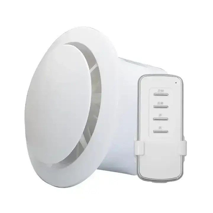 Комфортный вентилятор для ванной комнаты с низким уровнем шума и пультом дистанционного управления