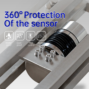 Sohe B1s 30*40Cm Nền Tảng Băng Ghế Dự Bị Vòng Thẳng Đứng Cực Thép Không Gỉ Không Thấm Nước Trọng Lượng Quy Mô 30Kg 60Kg 100Kg Nền Tảng Quy Mô - Product Image 6