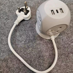 Rubik's Cube 4 Multiple <strong>Sockets</strong> USB Extension <strong>Socket</strong> 4 Outlets Universal <strong>Socket</strong> Type C US EU UK Plug Travel Power Strip - Product Image 1