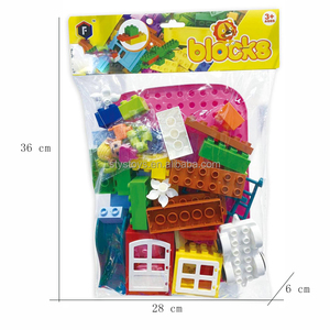 Juegos de bloques de construcción educativos Diy de plástico, 49 Uds., rompecabezas, bloques de construcción, modelo de Juguetes - Product Image 1
