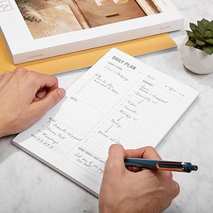 Venta al por mayor personalizado planificador diario Bloc de notas bloque de tiempo planificador de escritorio para hacer lista Bloc de notas útiles escolares universitarios - Product Image 6