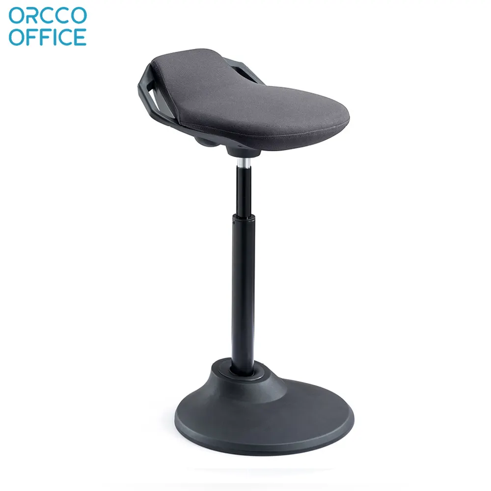 65-84CM 360 조정가능한 현대 인간 환경 공학 활동적인 균형 사무실 책상 의자 막대기 흔들 의자 회전 발판