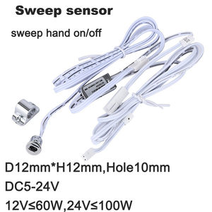 Detector humano mini interruptor de luz LED infrarrojo Sensor de luz inteligente para el hogar con cable Dupont 12V sensor de movimiento PIR - Product Image 4