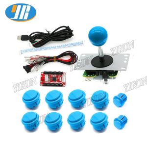 Sanwa DIY Neo Geo <strong>Arcade</strong> Game Joystick Kit <strong>USB</strong> <strong>Controller</strong> with <strong>Raspberry</strong> <strong>Pi</strong> PC360 Android Zero Delay Board Coin Pusher Amusement