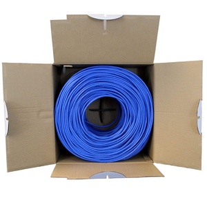 1000ft 305m 23awg Torcido <span class=keywords><strong>Cat5e</strong></span> <span class=keywords><strong>Utp</strong></span> FTP Lan Cabo Ethernet Sólido Cobre Puro PVC Rede Lan Cabo
