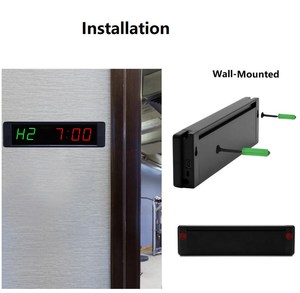 YIZHI telecomando Wireless Mini da 1 pollice conto alla rovescia digitale conto alla rovescia cronometro orologio Multi-modalità LED intervallo Fitness palestra Timer - Product Image 5