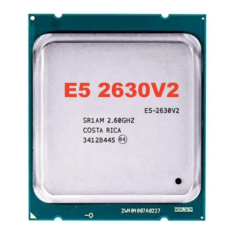 इस्तेमाल किया E5 2630 V2 सर्वर प्रोसेसर 2.6GHz 6 कोर 15M LGA2011 सीपीयू E5-2630V2 सीपीयू पेशेवर उच्च-प्रदर्शन प्रोसेसर