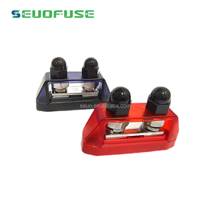 Terminal bloğu 2 yollu dağıtım bloğu bara M10 araba ses güç dağıtım bloğu otobüs çubuğu kapaklı - Product Image 6