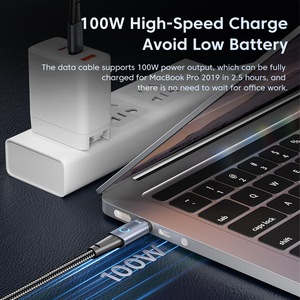 Tooki新しいデザイン編組ワイヤー素材ケーブル60w100WLedタイプc携帯電話用データケーブル - Product Image 2