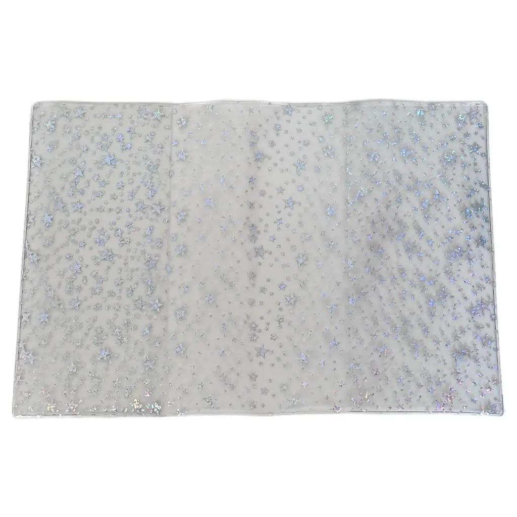 Couverture de livre en PVC personnalisé avec paillettes PVC