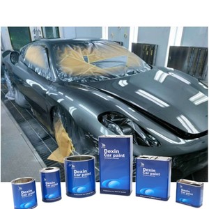 DEXIN yüksek performanslı çok renkli 2K sıvı kaplama kolay uygulama otomobil için akrilik bazkat ile otomatik boya - Product Image 4